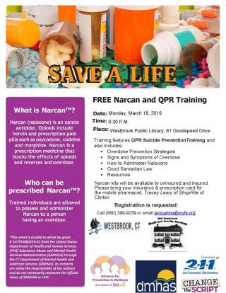 Save a Life: FREE Narcan and QPR Training