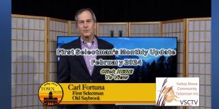 First Selectman's Monthly Update - February 21, 2024