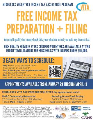 Middlesex Volunteer Income Tax Assistance Program